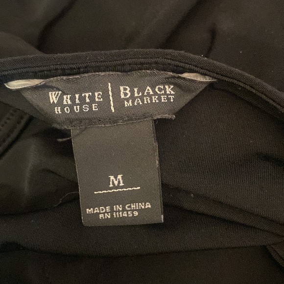 WHBM Lattice Neck Solid Tunic - Picture 7 of 8